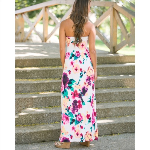Floral Maxi Dress - Picture 2 of 3